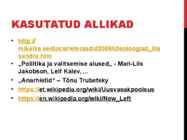 Uusvasakpoolsus #7