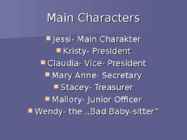 Jessi and the Bad Baby sitter #4
