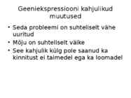 Geneetika esitlus - Polüploidsus taimedes #12
