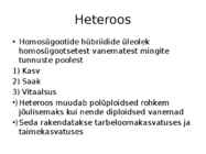 Geneetika esitlus - Polüploidsus taimedes #8