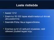 Ajalugu - Ristisõjad #6