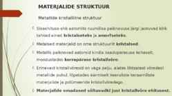 Metallide kristallstruktuur #2