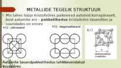 Metallide kristallstruktuur #19