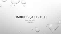 Haridus- ja usuelu