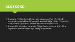 Eesti geoloogiline ehitus #6