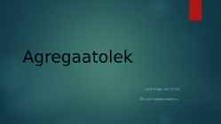Agregaatolek