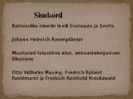Eelärkamiseaeg #2