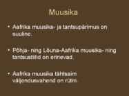 Aafrika muusika #5