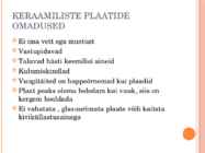 Põranda- ja pinnakattematerjalid #12