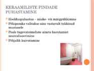 Põranda- ja pinnakattematerjalid #13