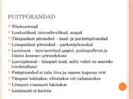 Põranda- ja pinnakattematerjalid #18