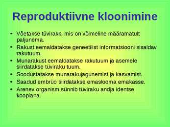 Kloonimine #3
