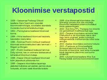 Kloonimine #5