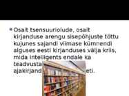 PÄRAST ÄRKAMIST JA ENNE ISESEISVUST #14