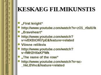 Keskaeg #29