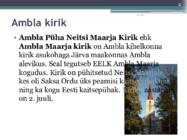 Ambla kirik #2