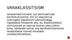 Klassitsism Eestis #3