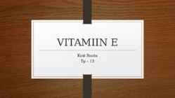 VITAMIIN E