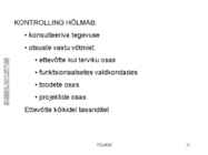 Sissejuhatus kontrollingusse #21