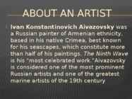 Ivan Konstantinovich Aivazovsky #2