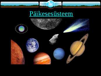 Päikesesüsteem planeetide admed ja mõõtmed