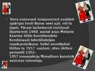 Melanie Kaarma Eesti kultuurilugu #5