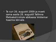 Melanie Kaarma Eesti kultuurilugu #10