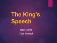 The Kings Speech - tegelaste lühitutvustus