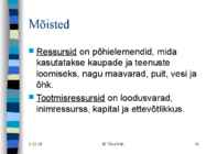 Mis on majandusteadus #14