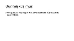 Muna ujuvus soolvees #2