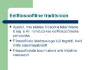 Antiikfilosoofia #7
