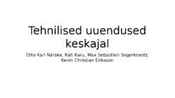 Tehnilised uuendused keskajal