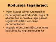 Parlamentarismi areng Inglismaal #12
