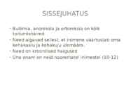 Toitumishäired #2