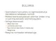 Toitumishäired #3