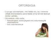 Toitumishäired #9