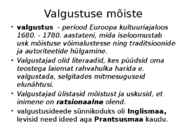 Valgustusajastu #2