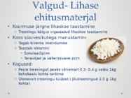 Toitumise mõju lihastaastumisele #4