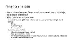 Business Analysis and Valuation Using Financial Statements #7
