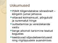 JEHOOVA TUNNISTAJAD #11