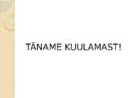 JEHOOVA TUNNISTAJAD #14