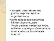 JEHOOVA TUNNISTAJAD #3