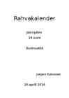 Rahvakalender
