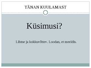 Eesti erakonnad #12