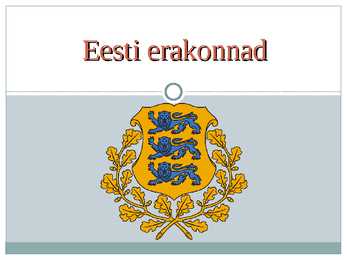 Eesti erakonnad