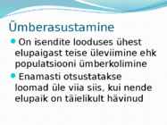 Kuidas on võimalik liike kaitsta #14