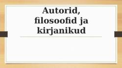 Valgustus Inglismaal #6