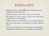 VAIMSETE VÕIMETE SEOS KESKMISE ÕPIVÕIMEKUSEGA #14