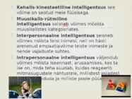 VAIMSETE VÕIMETE SEOS KESKMISE ÕPIVÕIMEKUSEGA #5