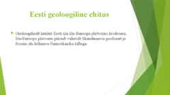 Eesti geoloogiline ehitus #2